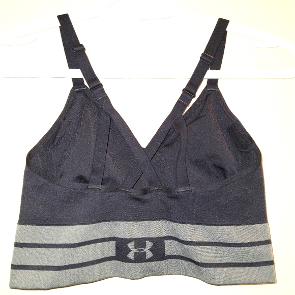 ☀️Under Armour Sports Bra, Black/Grey, M - Picture 2 of 5